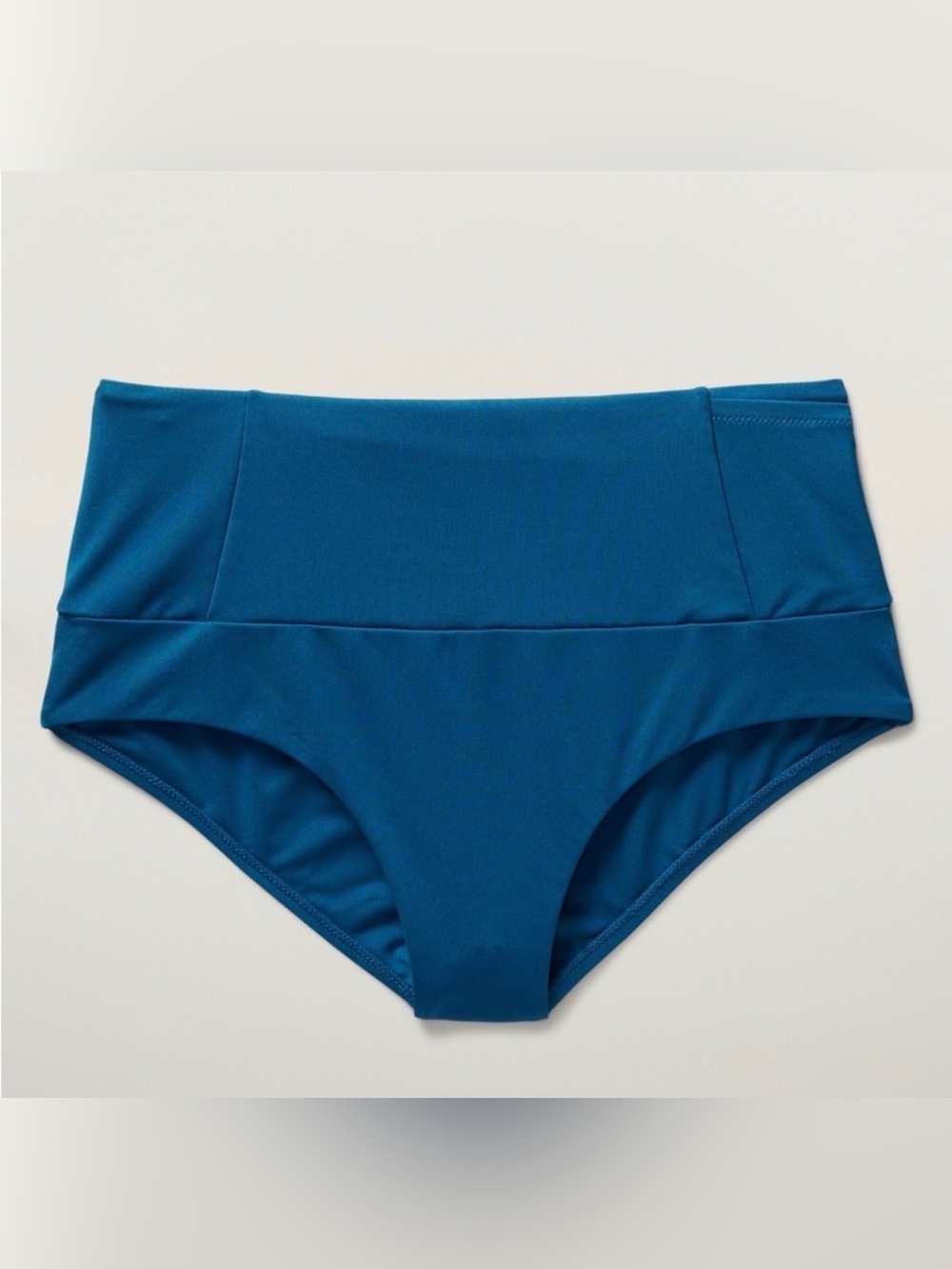 2 Piece Set Athleta Plunge Bikini Top + Ultra High Rise Pocket Bottom Lapis - Picture 9 of 16
